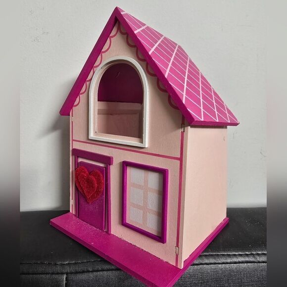 Miniature Red and Pink Christmas Trees Holiday Decor - Picture 2 of 6